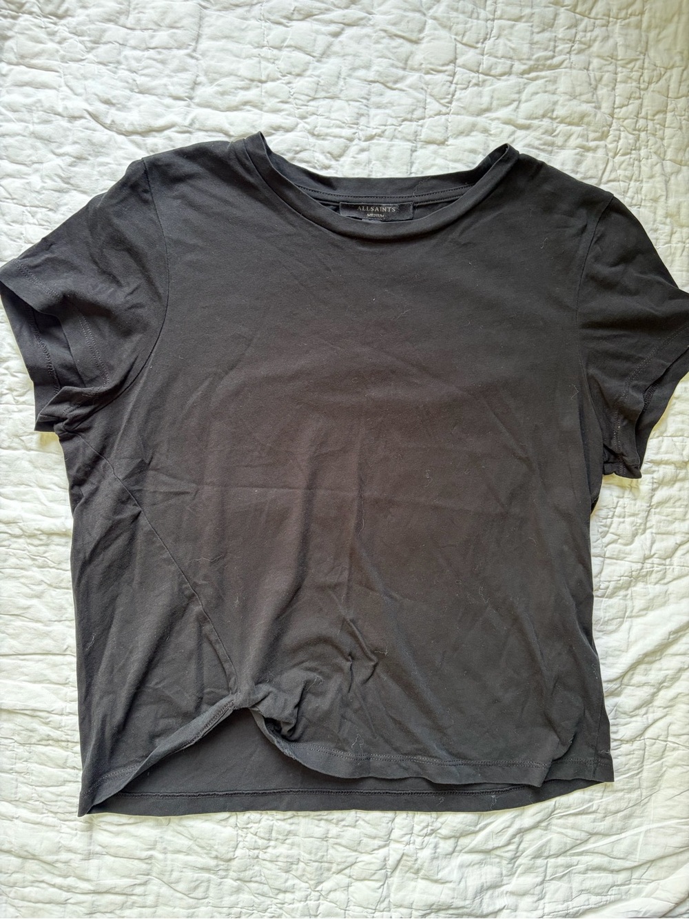 Women’s classic black t-shirt